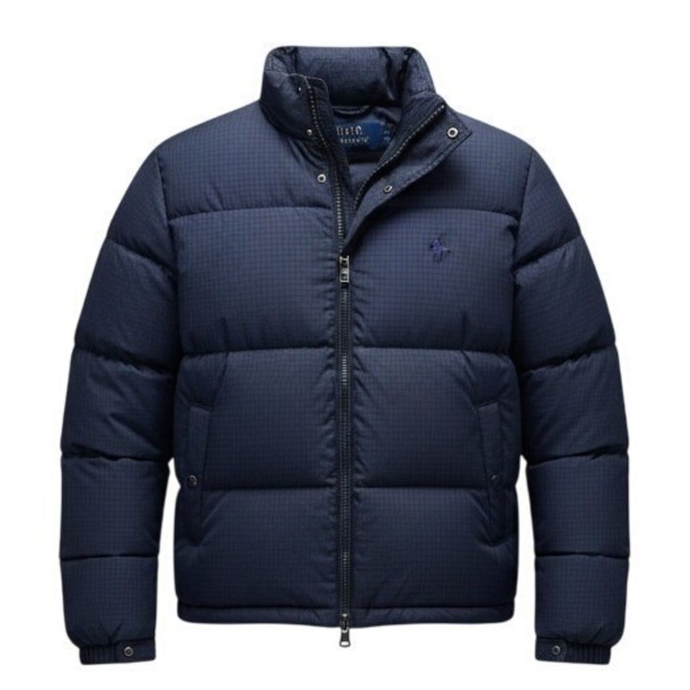 Polo Ralph Lauren Gorham Ripstop Down Puffer Jacket Navy Blue Mens 1XB NWT